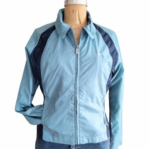 Nike Running Jacket Aqua Size Medium
